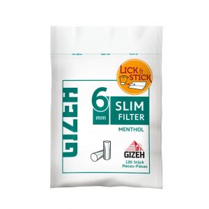 Filtros Gizeh Menthol slim 6mm