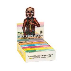 Papel Lion Rolling Circus 1¼ Silver Unbleached x18